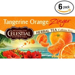 Celestial Seasonings Tangerine Orange Sweet Zinger Ice, 20 Count Tea 