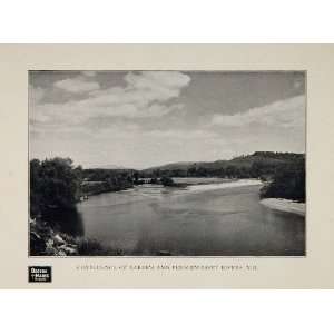  1903 Baker Pemigewasset River Confluence New Hampshire 