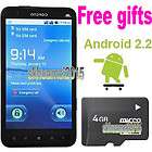 Quad band Android 2.2 wifi TV GPS AT&T free gift 4GB smart phone 