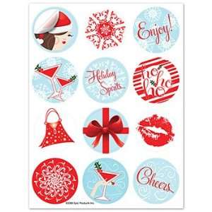 Holiday Spirits Glass Stickems   The New Wine Charm Replacements 