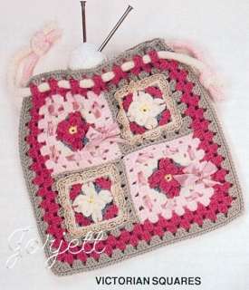 Crochet Carry Alls, Annies crochet tote bag purse RARE  