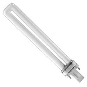   Compact Fluorescent Light Bulb, 2 Pin GX23 Base, Natural White 5000K