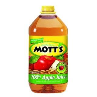 Motts Apple Juice, 100% Unsweetened Juice From Concentrate, 128 fl oz