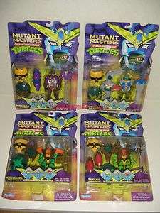  Turles MUTANT MASTERS Set of all 4 Sealed Mike Don Raph Leo  