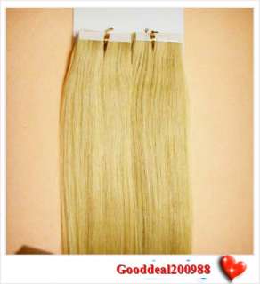 10 More Color 18 Remy Tape Hair Extension 100g&40pcs  