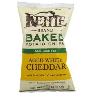 Kettle Brand Baked Aged White Cheddar, 15 pk  Grocery 