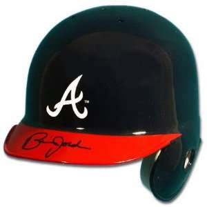   Jordan Atlanta Braves Autographed Mini Batting Helmet 