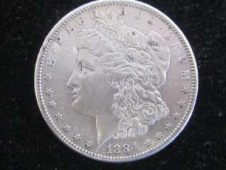 Up for auction is a 1884 S Silver Morgan Dollar. Coin in circulated 