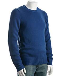 Marc by Marc Jacobs royal blue wool cashmere crewneck sweater 