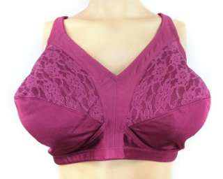 NWT Soft Full Coverage Wire Free PLUS SIZE comfort Bra  