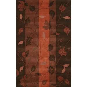 Rizzy Rugs FN 515 Fusion FN 515 Brown / Tan Bubblerary Floral Rug Size 