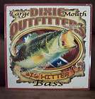 LARGE MOUTH BASS DIXIE OUTFITTERS BIG HIT Metal Sign Wall Decor Made 