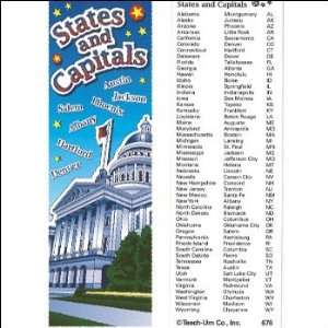  Bookmarks   States & Capitals   36 per set Office 