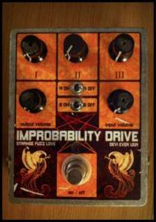 RARE GUITAR PEDAL Effector 13 Devi Ever IMPROBABILITY DRIVE UNKLE 
