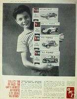   Car Kits Corvette Sting~Ray~1932 Ford~Indy 500 Vintage Toy AD  
