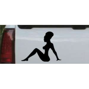  African Mud Flap Girl Funny Car Window Wall Laptop Decal 