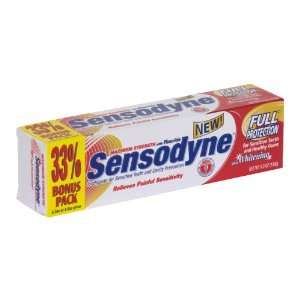 Sensodyne Toothpaste, with Fluoride Plus Whitening, Maximum Strength 