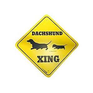  Dachshund Crossing Dog Sign Patio, Lawn & Garden