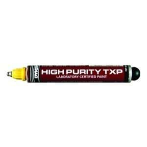  Yellow High Purity Medium Tip Texpen Paint Marker, Pack of 