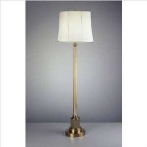  Carlini Antique Brass Floor Lamp