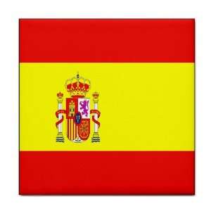 Spain Flag Tile Trivet