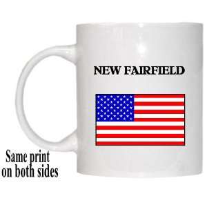    US Flag   New Fairfield, Connecticut (CT) Mug 