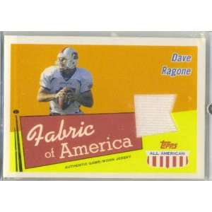  2003 Topps All American Fabric of America FA DR Dave Ragone 