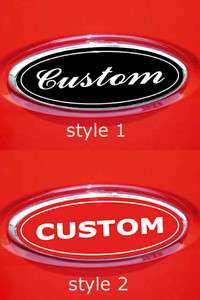 CUSTOM MADE FORD F150 OVAL EMBLEM OVERLAY DECALS  
