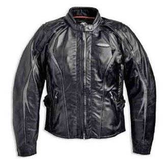 Harley Davidson® Womens FXRG® Motorcycle Leather Jacket. Reflective 