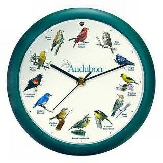 Audubon Singing Bird Clock   8 Green
