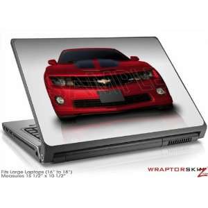  Large Laptop Skin 2010 Chevy Camaro Jeweled Red Black 