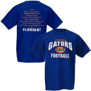 Florida Gators Royal Blue Fight Song T shirt Sports 