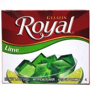 Royal Lime Gelatin  Grocery & Gourmet Food