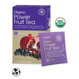 David Rio Organic Power Fruit Green Tea   20 Tea Bags  
