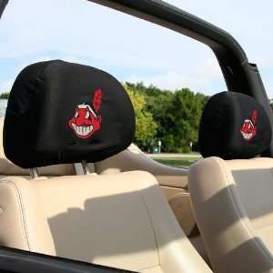   Indians MLB Headrest Covers (2 Pack) Covers