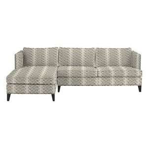Williams Sonoma Home Hyde Sectional Chaise, Right Arm, Swash Stripe 