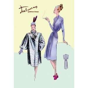  Dinner Dress and Overcoat   Paper Poster (18.75 x 28.5 