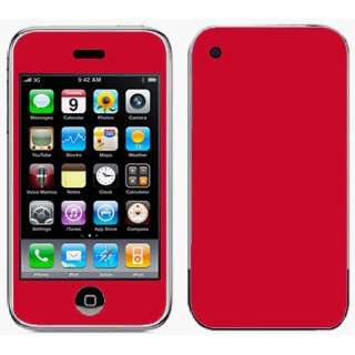  ~iPhone 3G Skin Decal Sticker   Red Skin Cover 