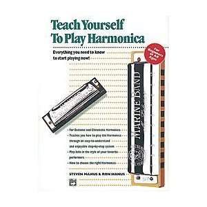   Teach Yourself To Play Harmonica   Book/Harmonica Musical Instruments