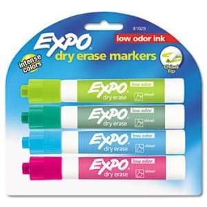 EXPO 81029   Low Odor Dry Erase Marker, Chisel Tip 