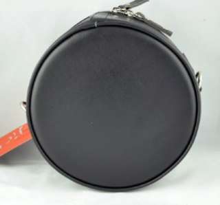Black Inverted Pentagram round purse / cosmetic bag