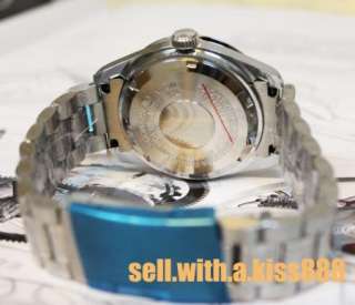 Mens Auto Mechanical Moon Phase S/Steel Wrist Watch NR  
