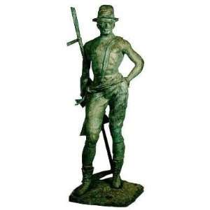   Galleries SRB991789 Standing Man with Sickle   Bronze