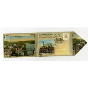 Souvenir Folder of Charleston West Virginia Postcard Folder 1910 1920 