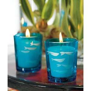    Carved Glass Fish Tea Light Holder Packages of 8 Toys & Games