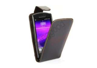 Magnetic Flip Leather Pouch Case Cover For Sony Ericsson Xperia Neo 