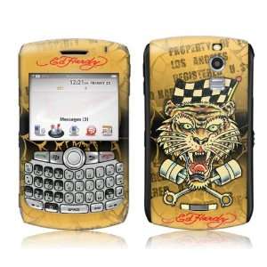 Music Skins MS EDHY100032 BlackBerry Curve  8330  Ed Hardy  Race Tiger 