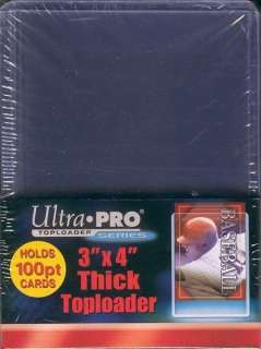 25) Ultra Pro Thick 100pt Toploader Jersey Card Holders  