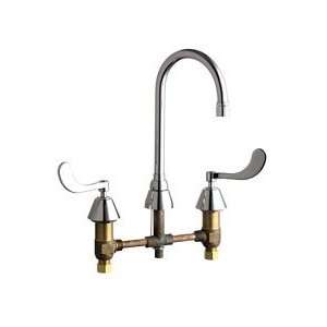  Lead Deck Mounted 8 Centers Kitchen Faucet with Goo