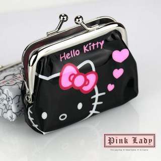 V14 Cute Hello Kitty Cat Metal Clasp Coin Bag Purse  